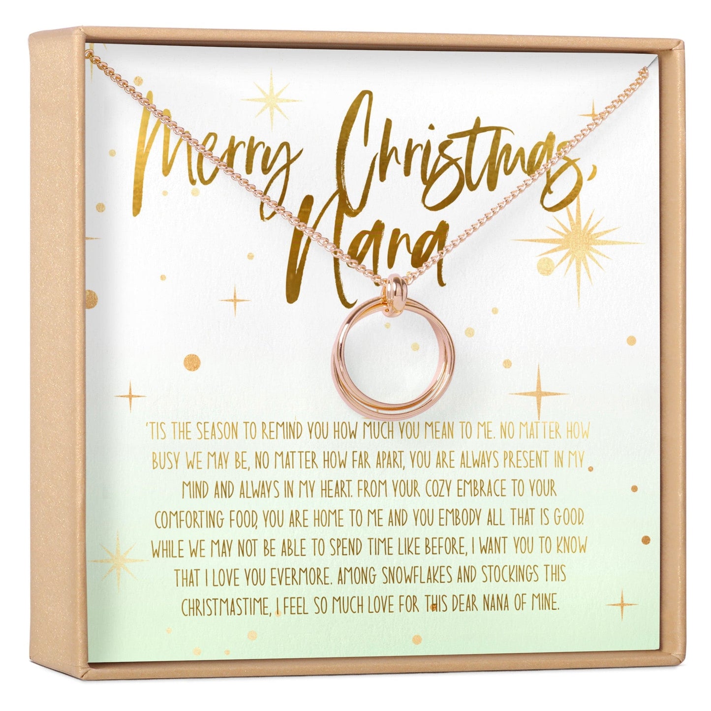 Christmas Gift For Nana Necklace, Multiple Styles