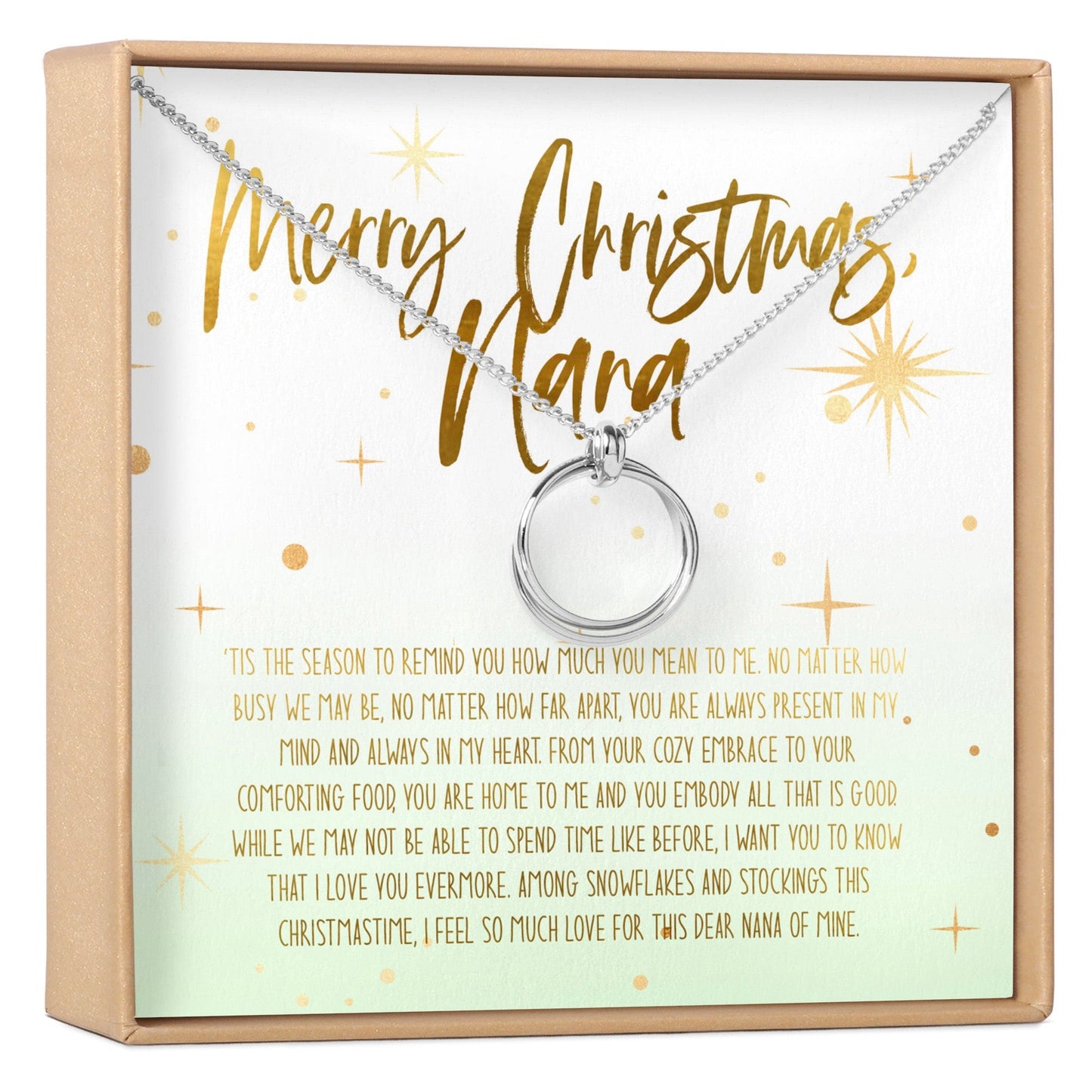 Christmas Gift For Nana Necklace, Multiple Styles