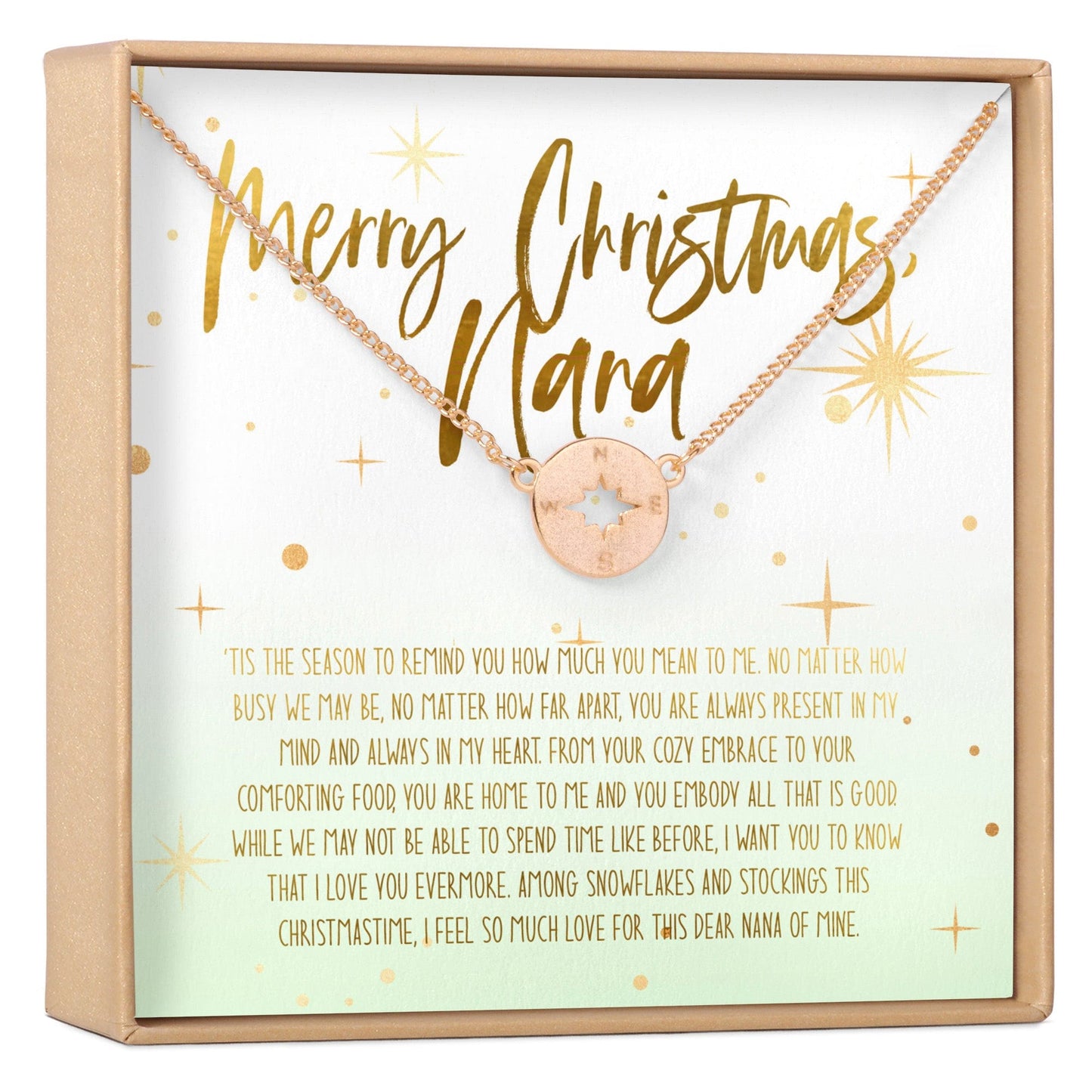 Christmas Gift For Nana Necklace, Multiple Styles