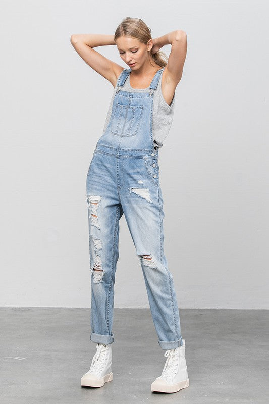 Heavy Body Premium Destroy Overalls | Modern Boutique Fashion