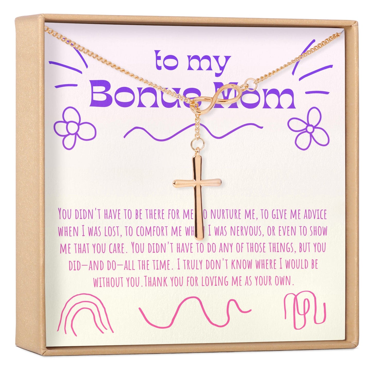 Bonus Mom Necklace, Multiple Styles