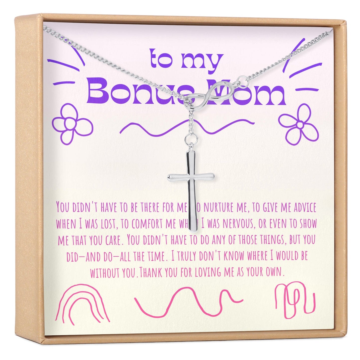 Bonus Mom Necklace, Multiple Styles