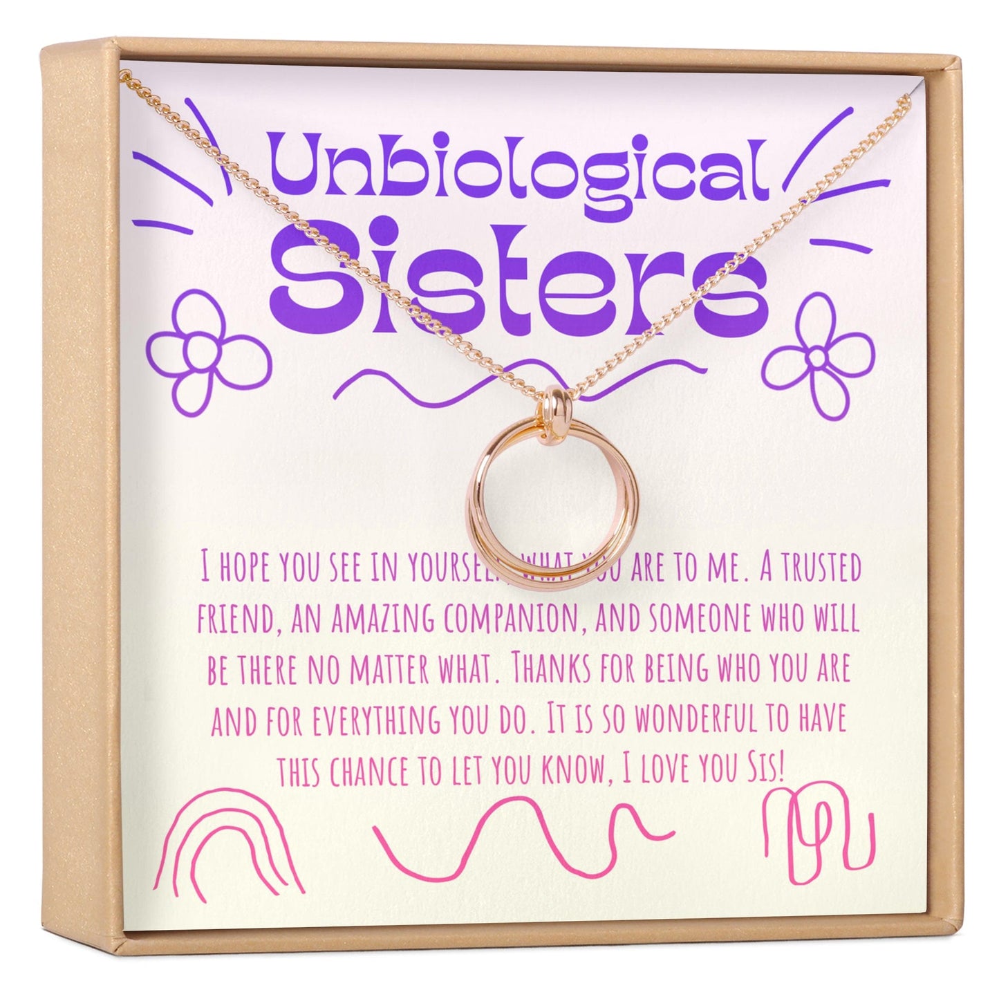 Unbiological Sisters Necklace, Multiple Styles