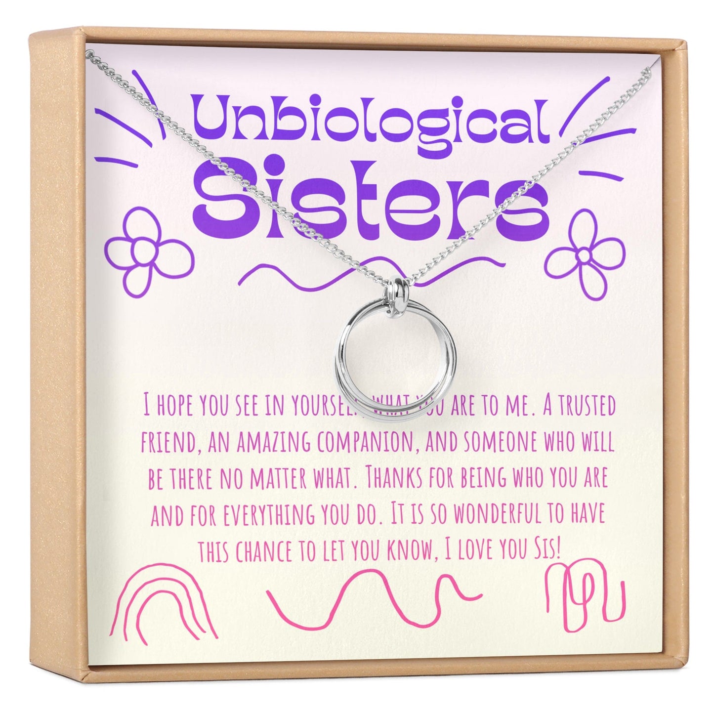 Unbiological Sisters Necklace, Multiple Styles