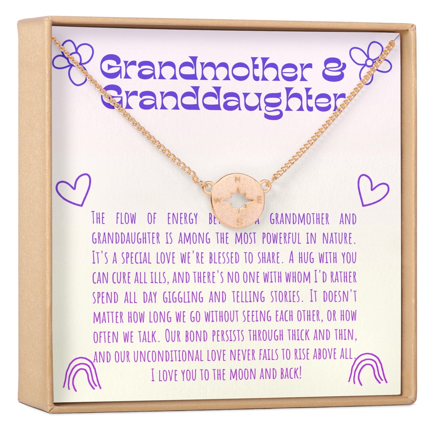 Grandmother & Granddaughter Necklace, Multiple Styles