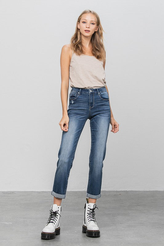 Slim Boyfriend Jeans | Modern Boutique Fashion