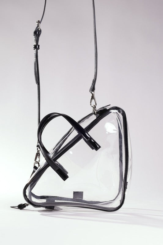 Clear PVC Triangle Stadium Bag