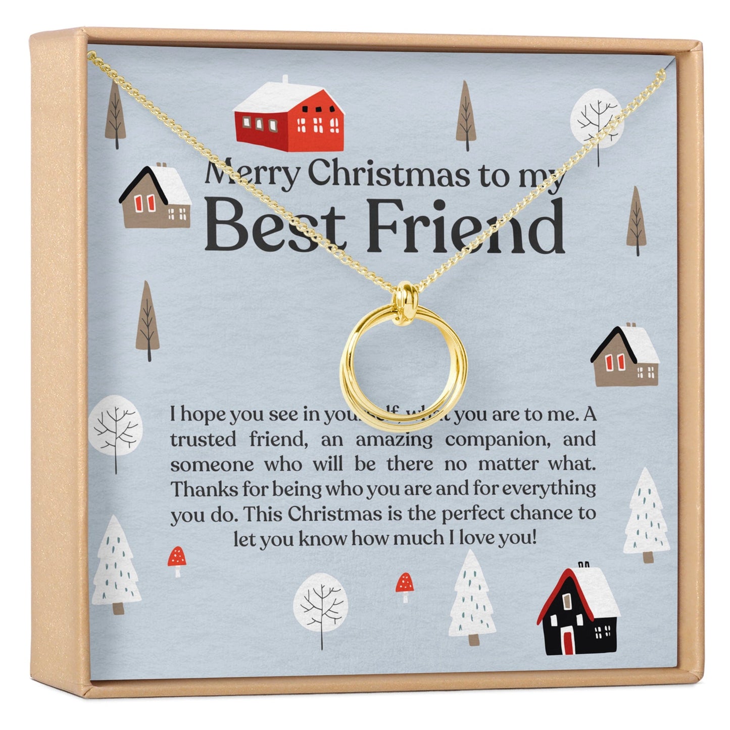 Christmas Gift for Best Friend Necklace, Multiple Styles