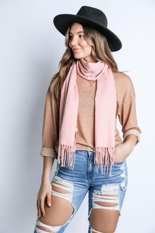 CASHMERE FEEL WINTER LONG SCARF