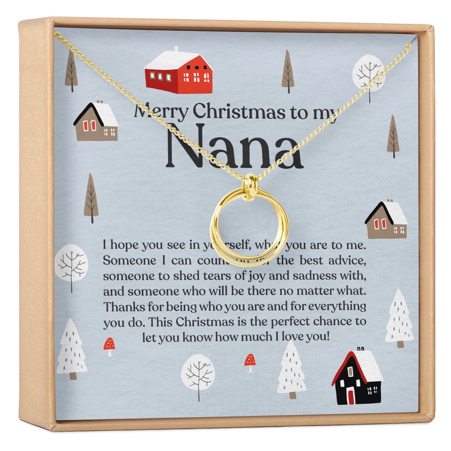 Christmas Gift For Nana Necklace, Multiple Styles