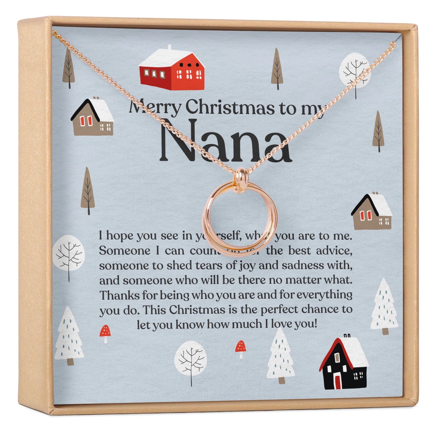 Christmas Gift For Nana Necklace, Multiple Styles