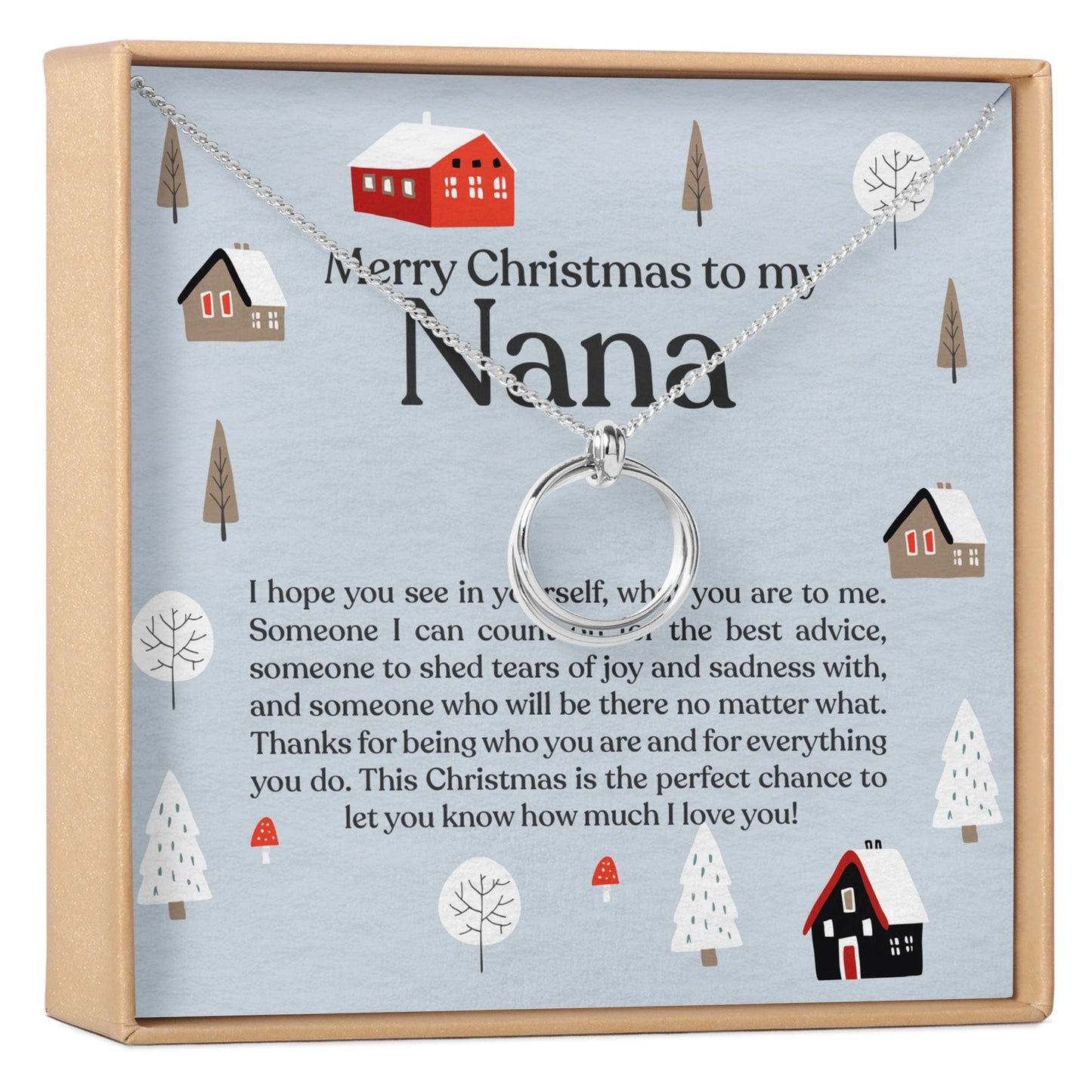 Christmas Gift For Nana Necklace, Multiple Styles
