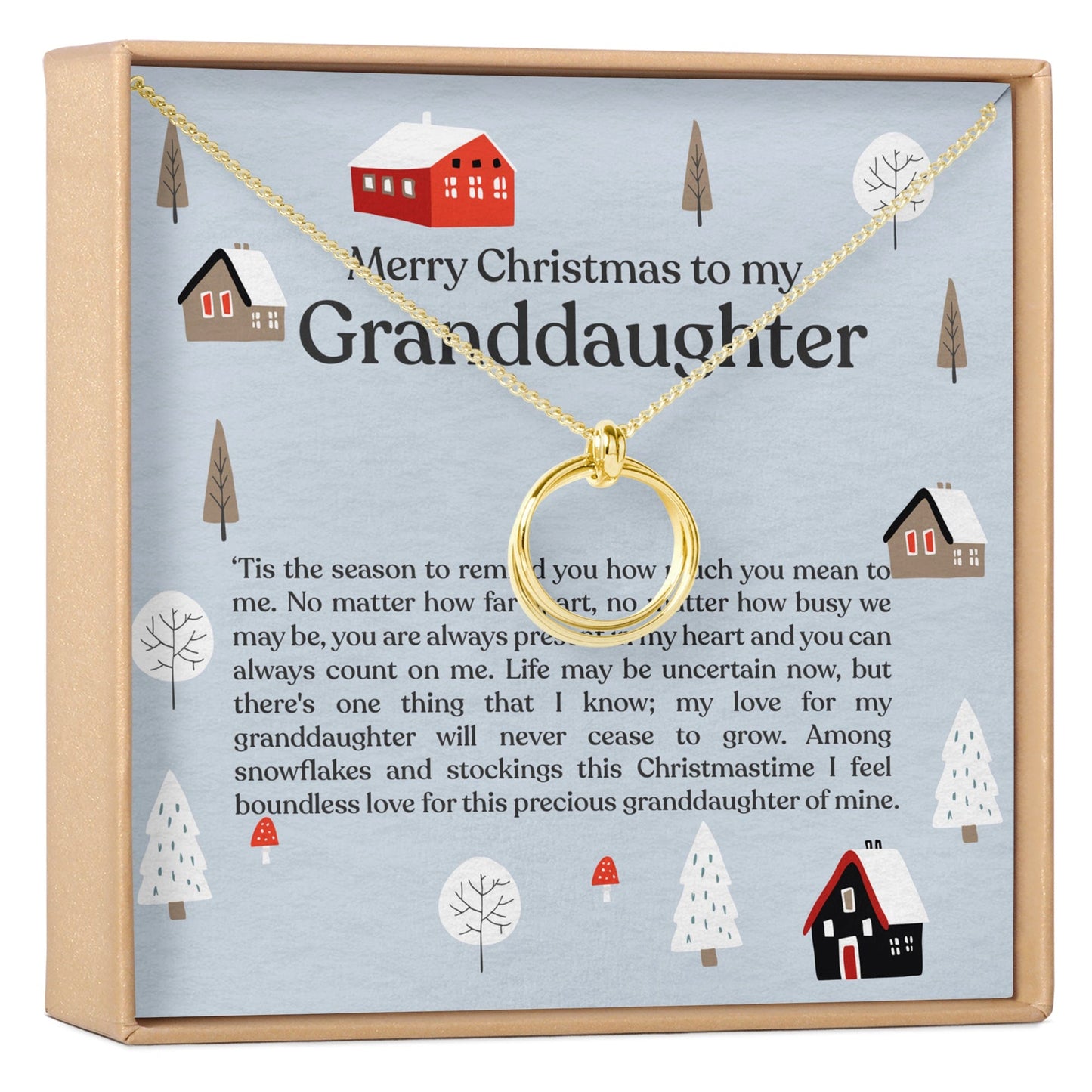 Christmas Gift for Granddaughter Necklace, Multiple Styles