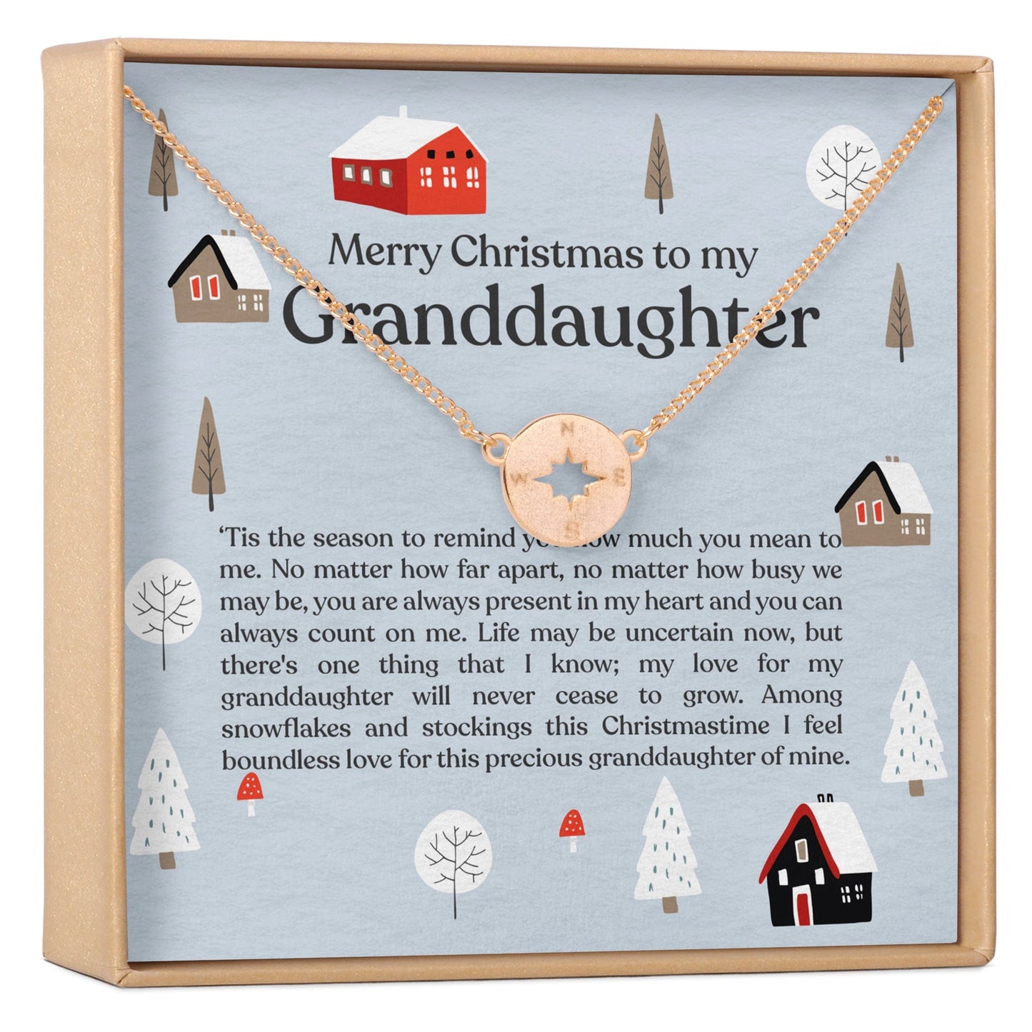Christmas Gift for Granddaughter Necklace, Multiple Styles