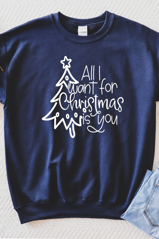 All I Want For Christmas Holiday Sweatshirt