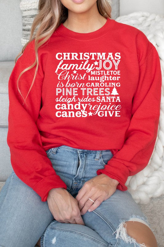 Christmas Family Joy Holiday Sweatshirt