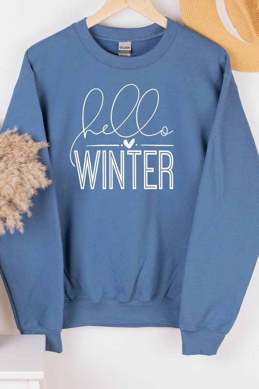 Hello Winter Holiday Sweatshirt