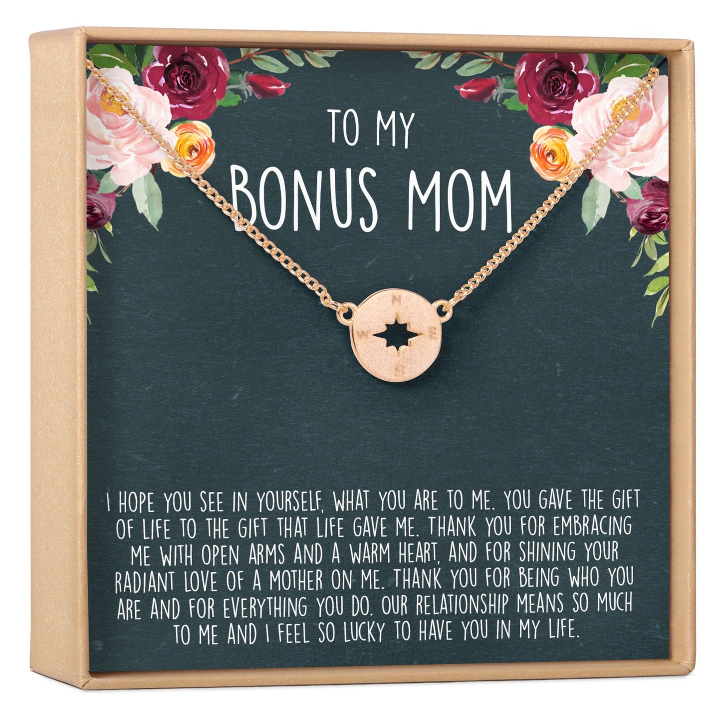 Bonus Mom Necklace, Multiple Styles