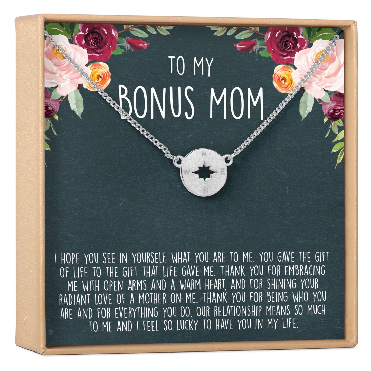 Bonus Mom Necklace, Multiple Styles