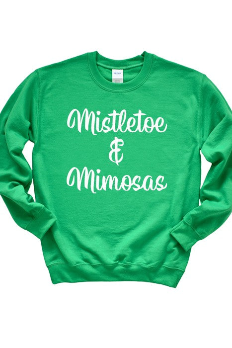 Mistletoe & Mimosas Sweatshirt