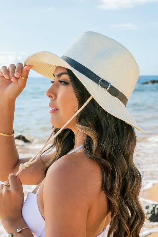 Drawstring Panama Hat | Modern Boutique Fashion
