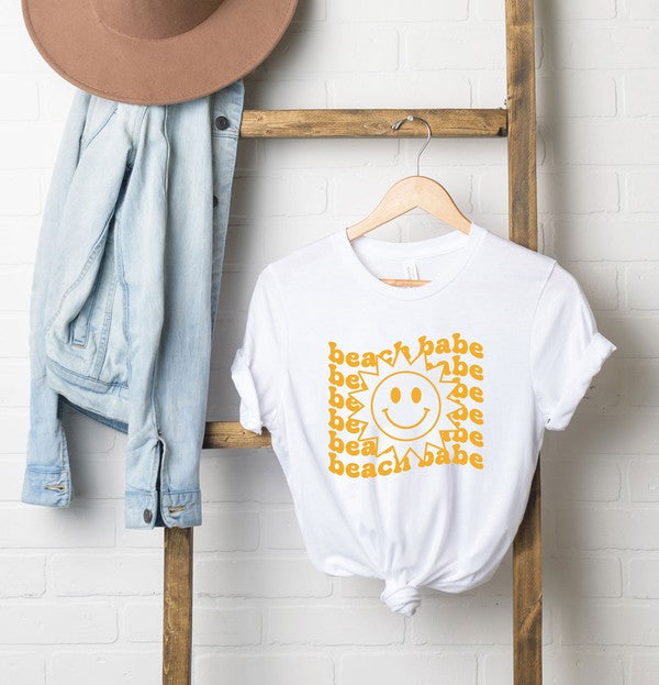 Beach Babe Stacked With Sun Short Sleeve Tee