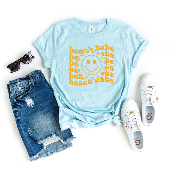 Beach Babe Stacked With Sun Short Sleeve Tee