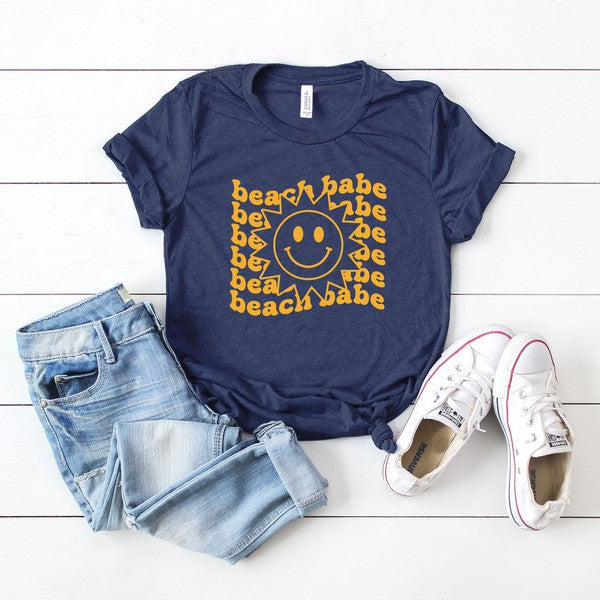 Beach Babe Stacked With Sun Short Sleeve Tee