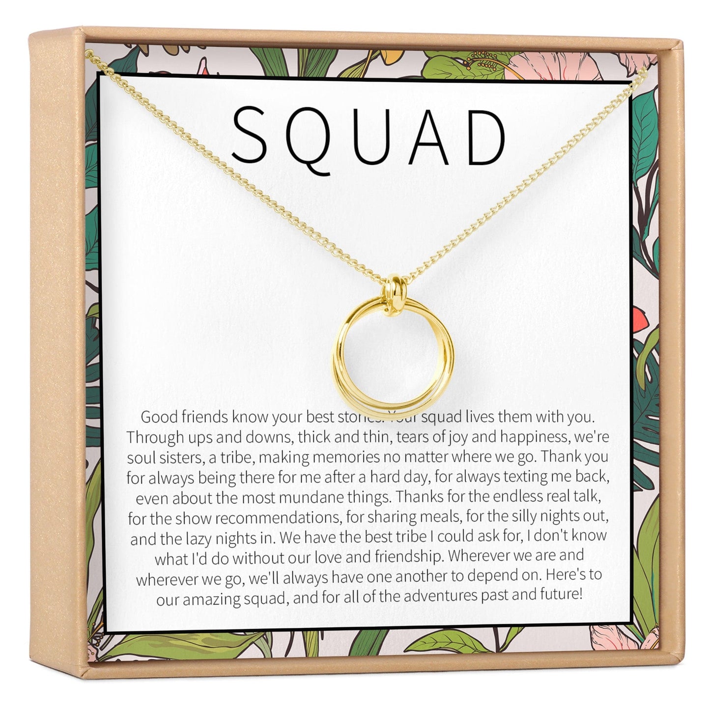 Squad Necklace, Multiple Styles