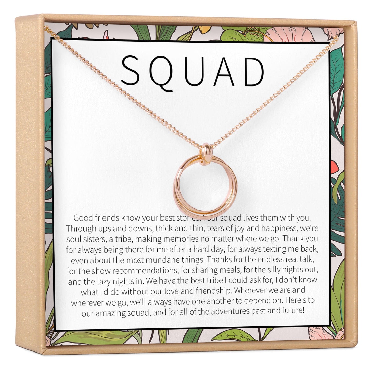 Squad Necklace, Multiple Styles
