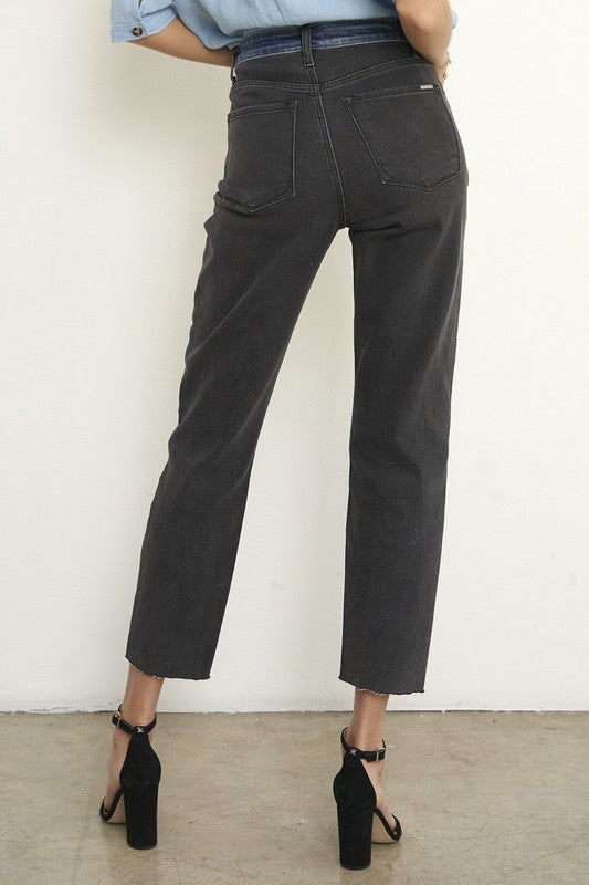 Black Denim Combo Jeans | Modern Boutique Fashion