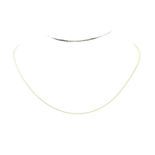 16 INCH, 1mm Stainless Steel Metal Chain Necklace