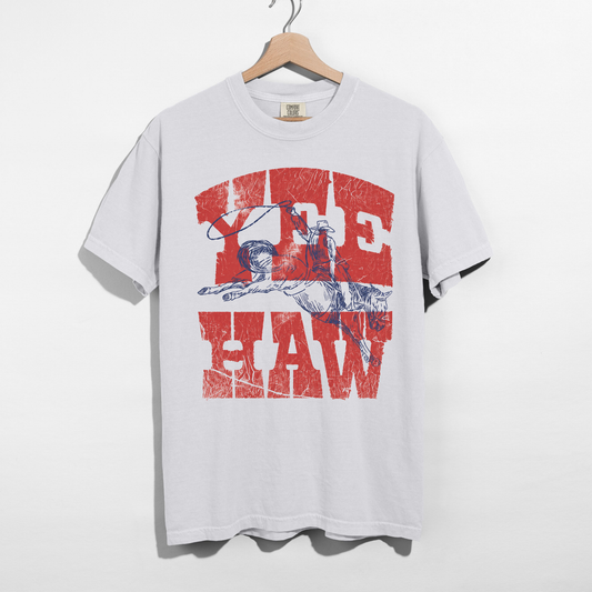 Yee Haw Western Graphic Tee – Vintage Cowboy Shirt