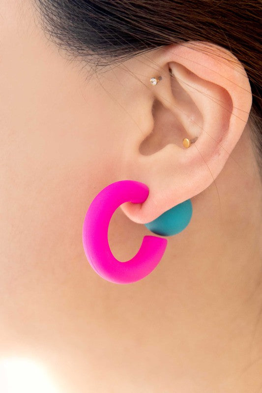 Aerobic Hoop Earrings