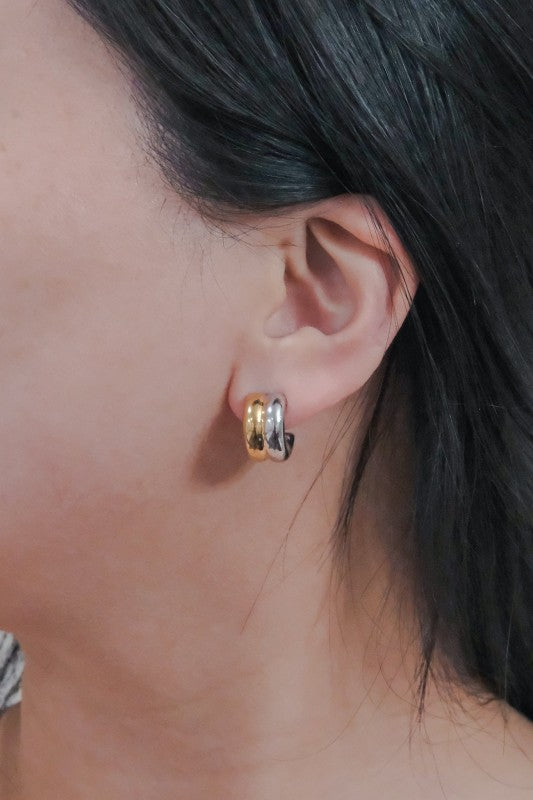 Duo Hoop Earrings