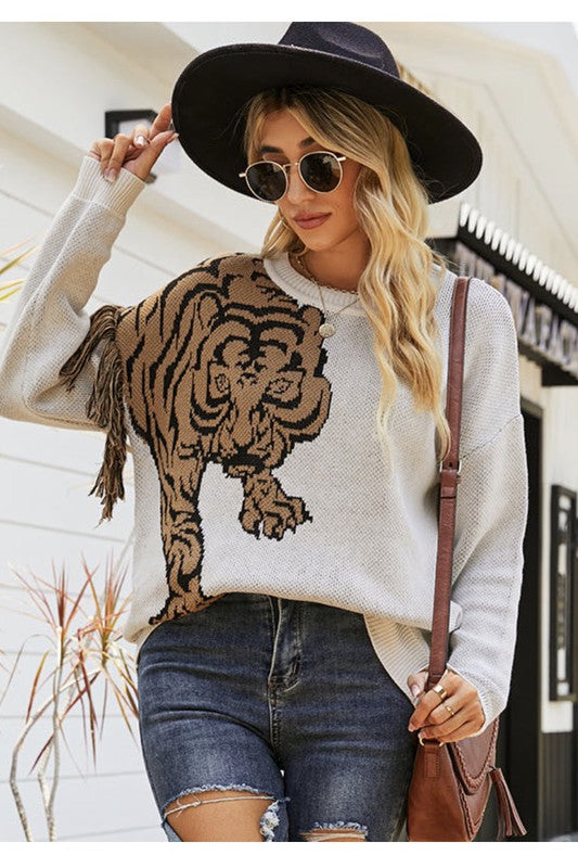 Tiger Sweater | Modern Boutique Fashion