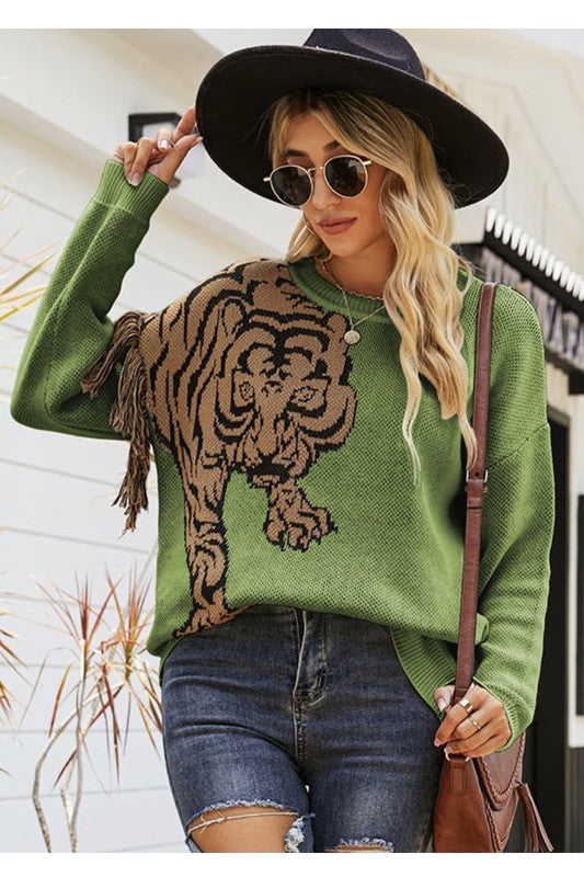 Tiger Sweater | Modern Boutique Fashion