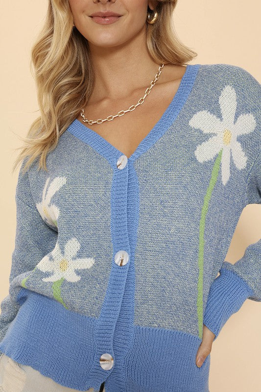 Flower Cardigan | Modern Boutique Fashion