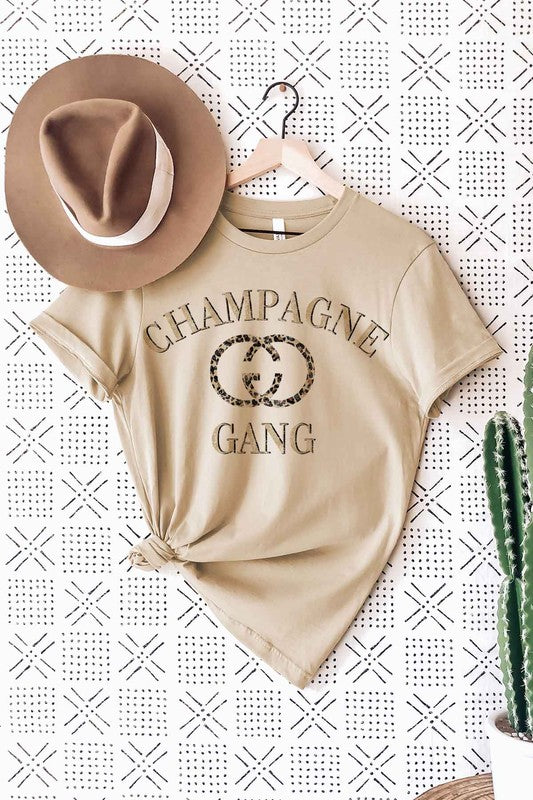 CHAMPAGNE GANG GRAPHIC TEE / T-SHIRT