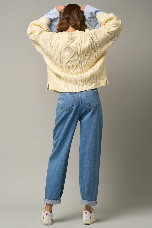 High Rise Premium Slouch Jeans | Modern Boutique Fashion