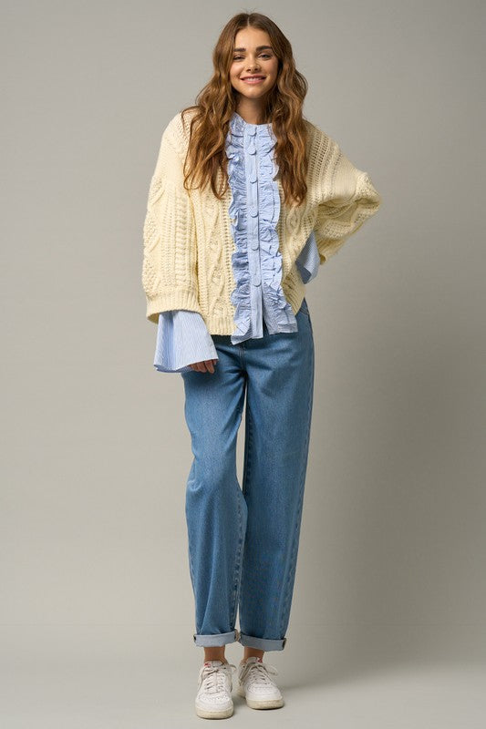 High Rise Premium Slouch Jeans | Modern Boutique Fashion