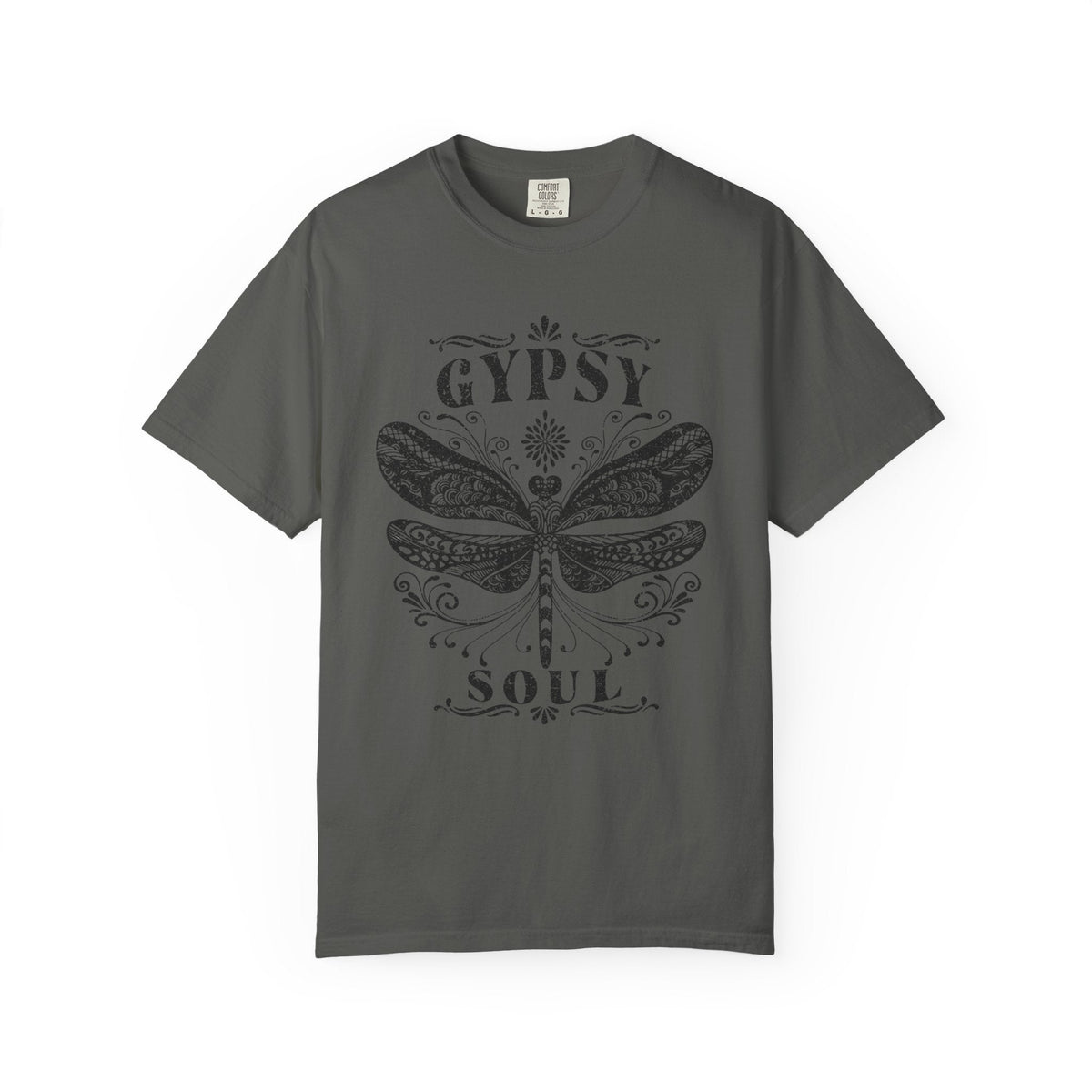 Gypsy Soul Dragonfly T‑Shirt — Boho Vintage Graphic Tee