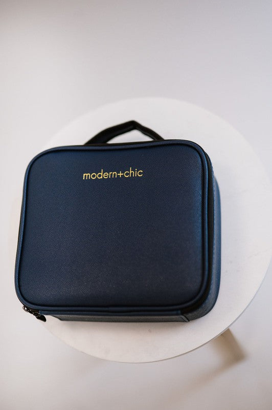 Isabella Customizable Cosmetic Carrying Case | Modern Boutique Fashion