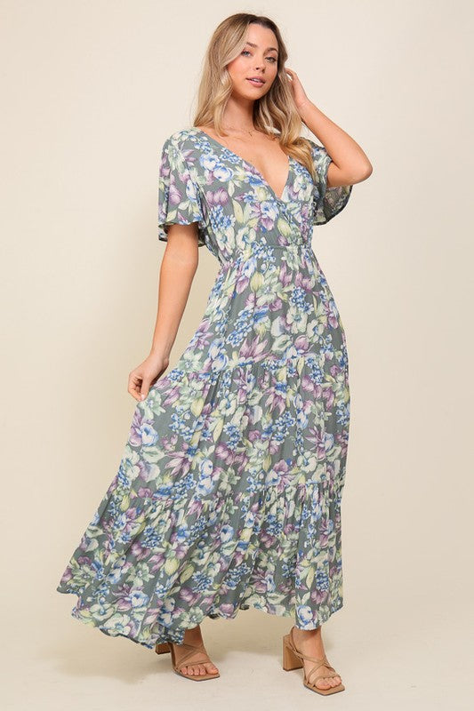 ARYA FLORAL MAXI DRESS