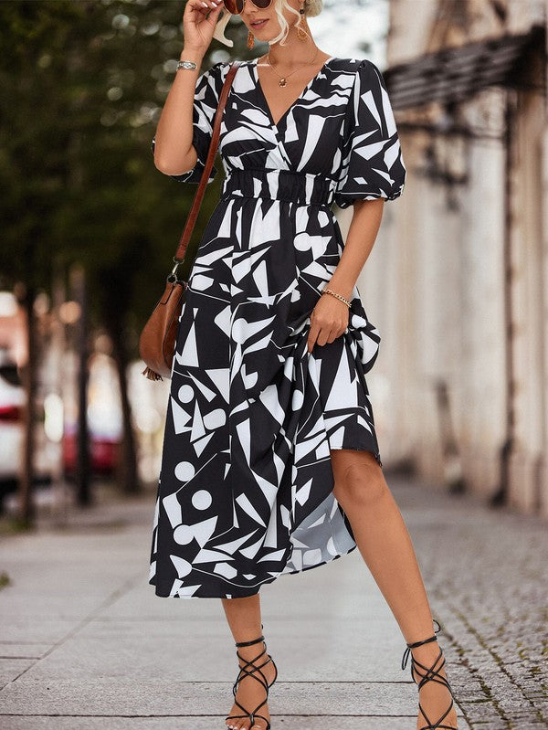 Women Printed Long Dress