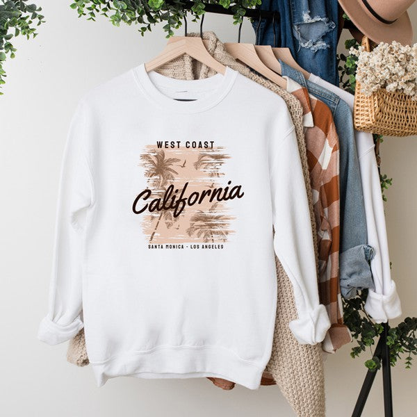 West Coast Santa Monica Graphic Sweatshirt