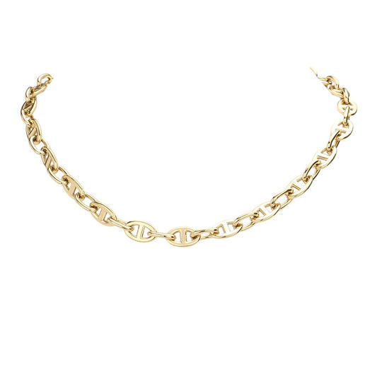 18K Gold Dipped Stainless Steel Handmade Chain Necklace