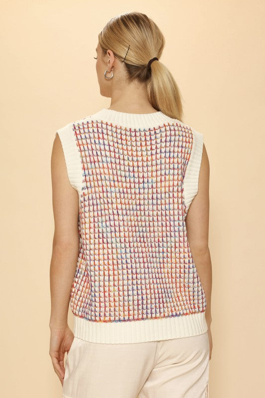 Multicolor Knit Vest | Modern Boutique Fashion
