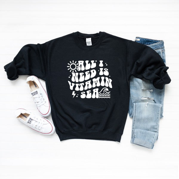 Vitamin Sea Graphic Sweatshirt