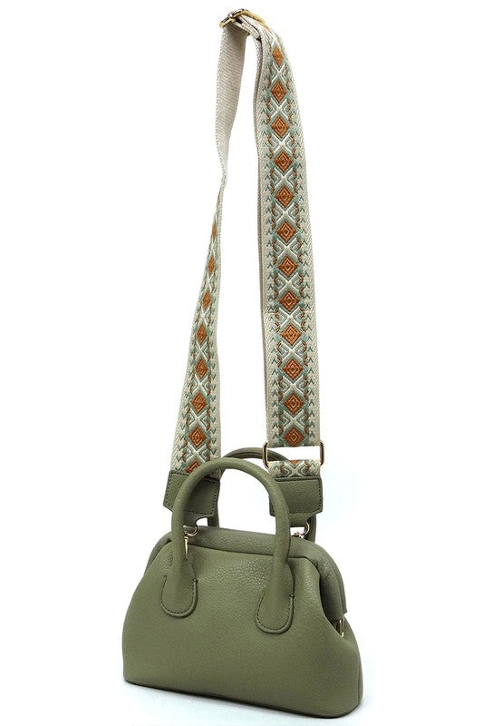 Spring Frame Doctors Satchel Crossbody Bag